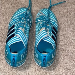 Indoor adidas soccer shoes